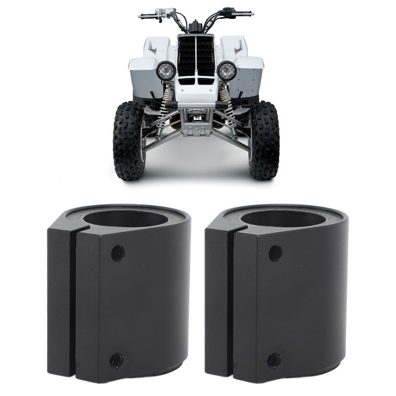 2pcs 1in High Temp Exhaust Clamp Aluminum Butt Joint Exhaust