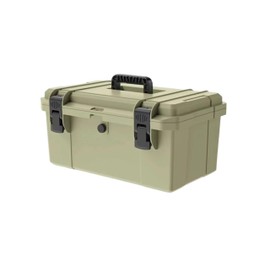 Heavy-Duty Tractor ROPS Toolbox, With Mounting Bracket, Universal Tractor Toolbox, With Keyhole, Heavy Duty Toolbox, Tractor, ATV, UTV, Truck, Utility Vehicle Universal Toolbox(1 PCS Beige)