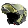 FC-Moto Novo Circuit Flip-Up Helmet, Green/Black, M (57/58)