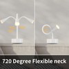 White Headboard Reading Light, No Drilling Wall Mounted Reading Lights