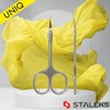 STALEKS PRO UNIQ - Tijeras profesionales para cutículas "Ballerina" Uniq