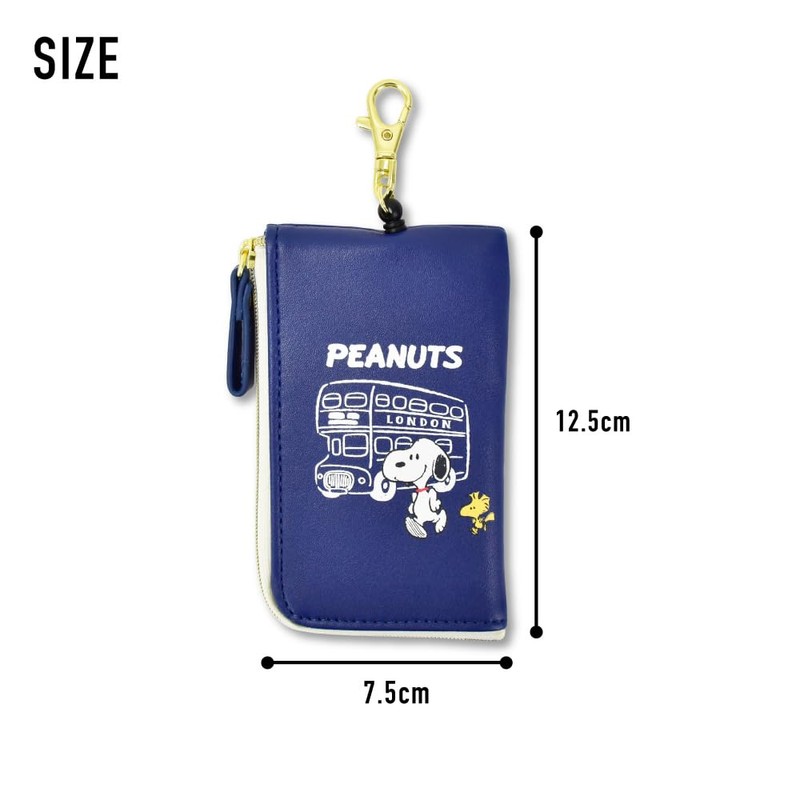 Snoopy SPMS-084 Pouch Snoopy0427 Navy, navy (SPMS-084)