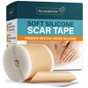 NUVADERMIS Silicone Scar Tape for Surgical Scars - 120" x
