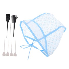 Beavorty 12pc Hair Highlighting Cap Hair Dyeing Kit for Salon Home Use with Adjustable Fit