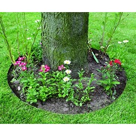 EverEdge 3 Foot Diameter 3 Piece Slate Powder Coated Tree Rings