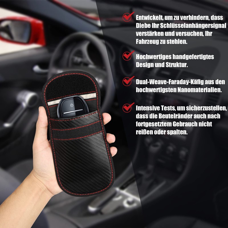 Diyife Faraday Box Comes with Signal Blocking Bag, Keyless Go