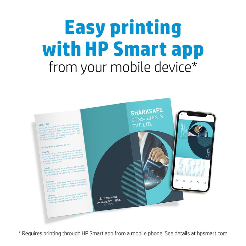 HP Enhanced Tri-fold Business Paper, Glossy, 8.5x11 in, 40 lb,