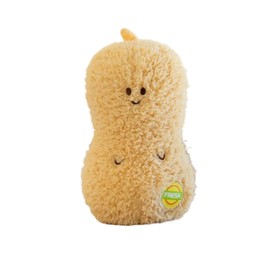 champracer Fruit Vegetable Plush Toys, Cute Fruit Vegetable Cuddly Toy, for Playing and Cuddling, Soft Cuddly Toy for Girls, Boys, Babies (20 cm, Peanut)