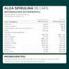 PRONAT | Alga Spirulina 100% Pura, Suplemento Alimenticio, 90 cápsulas