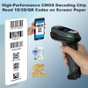 OBZ Bluetooth Barcode Scanner, 2D 1D QR Code Scanner, Handheld