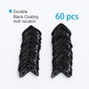 sourcing map 12 x 12mm Angle Bracket Black Corner Brace