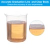 PATIKIL 300ml Measuring Cups, 2Pcs Polypropylene Beakers Graduated Measuring Pitcher