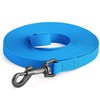 Toozey Dog Training Lead, 15m Long Waterproof Leash with Hand Loop and Mesh Bag, Durable for Small to Large Dogs, Blue