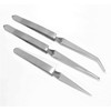 Cross Lock Tweezers Set 3 Cross Locking Soldering Self Closing