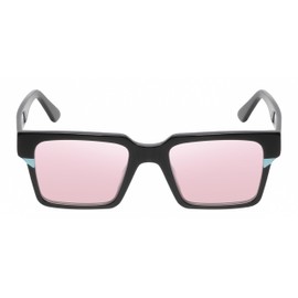 Reptile Leatherback Pink Tint FL-41 Glasses Black Crystal Blue Men Women Light Sensitivity Migraine Glasses FL41 Photophobia