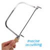 jojofuny Wooden-handled Scroll Saw Machine Fret Saw Jewelry Tool Saw