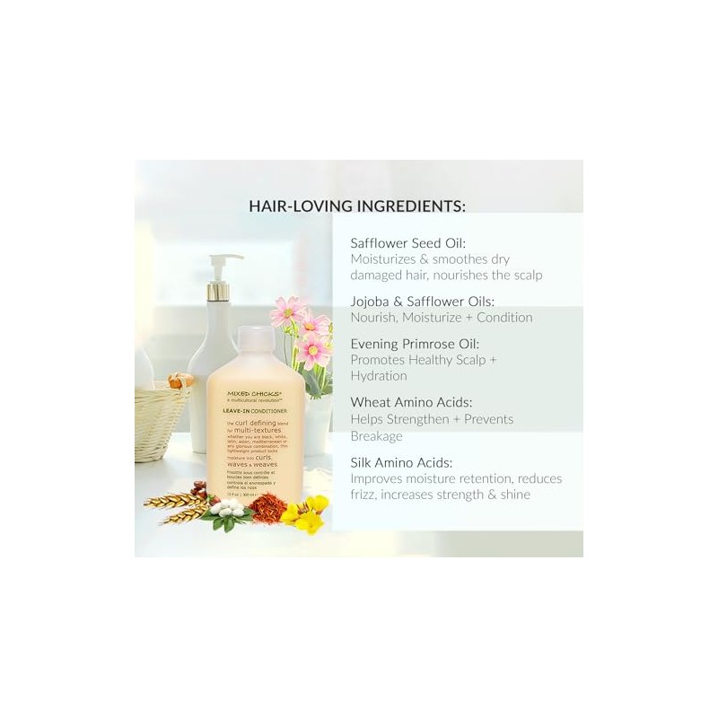 Mixed Chicks Leave-In Conditioner for Unisex Conditioner 10 oz
