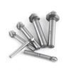 6pcs High Speed Steel Round Shank 3-Flute Countersink Cutter Bits