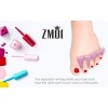 ZMOI 24Pcs Toe Separators Set Soft Pedicure Tool ZMOI