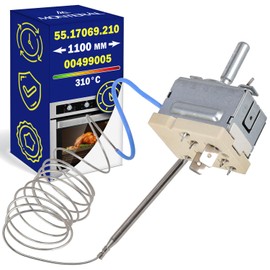 Oven Thermostat 310°C Length of Capillary Tube 1100 mm with the Original Code 00499005 499005 for Bosch for Siemens for Neff 55.17069.210 for Ego - Warranty 10 Years – MONTERAL