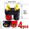 CESS Terminal Binding Post Power Amplifier Dual 2-Way Banana Plug