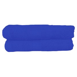 Lyra Linens - 100% Egyptian Cotton Bathroom Hand Towel - Pack of 2 OR 4 500 Gsm Hotel Quality, 50cm x 85cm, Quick Dry, Soft And Absorbent, Hair Towels (4, Royal Blue)