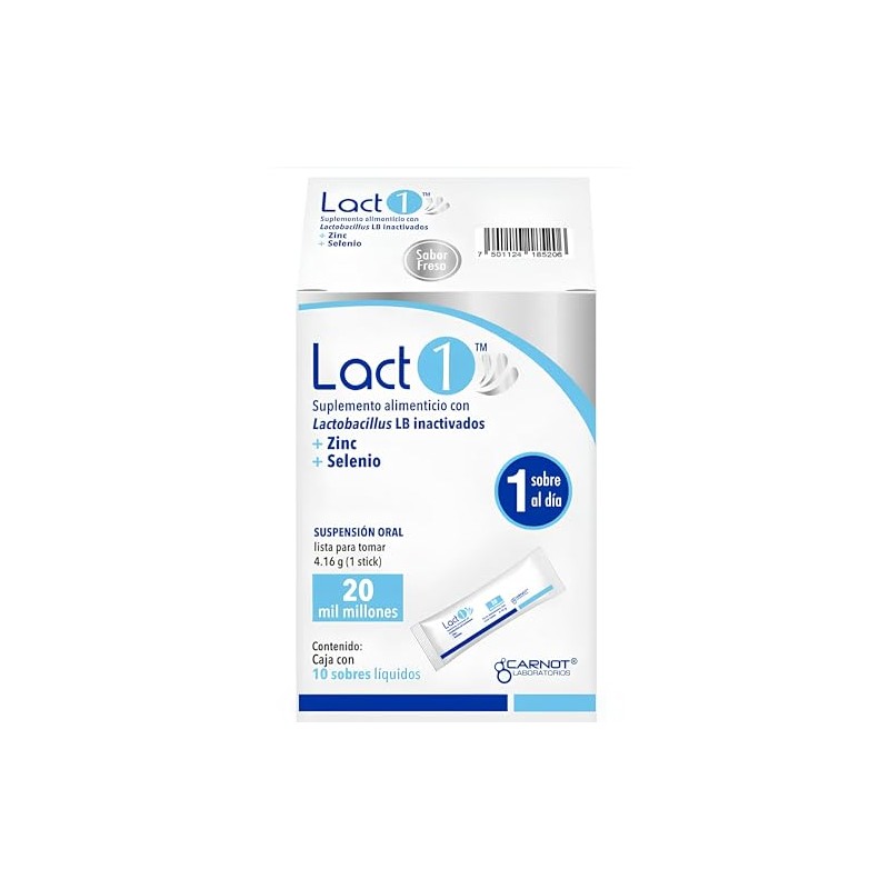 Lact 1 con 10 sobres líquidos