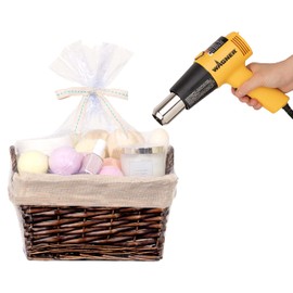 Purple Q Crafts Shrink Wrap Basket Bags For Gift Baskets Clear Cellophane PVC Shrink Bags 16"x 24" (10 Pack)…