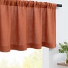 DANCURTON Terracotta Boho Valance for Windows Kitchen Living Room Valance