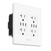 BASEPORT Premium USB Outlet, Duplex 125V 20 Amp Tamper Resistant