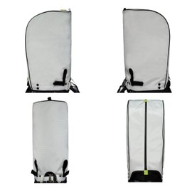 SANDIAN, Golf Bag Rain Hood Cover V3 Cape, Upgraded Version Color Hood3, Padded Club Protection, Heavy Duty All Weather Resistant, One Size Fits Most Stand Carry Cart Tour Bags [White Color]