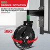 Uscaster 1pack 6inch Fence Gate Wheel,for Metal Tube Gate, 360