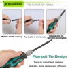 TLEEP 10 Pcs 1/4" Hex Head Allen Wrench Drill Bits