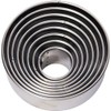 Gobel 880101 Box Plain Round Designs 8 Pieces Stainless Steel
