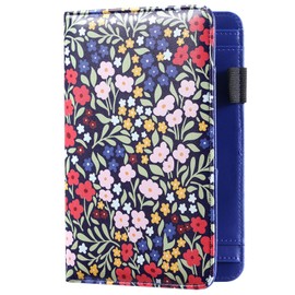 esseroo Server Book, Waitress Book,Cute Server Books for Waitress/Waiter with Zipper Pocket Cute Waitress Book Organizer Checkbook Floral Cover 8x5 Inch