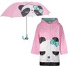 Kids Umbrella & Panda Bear Rain Coat for Girls and
