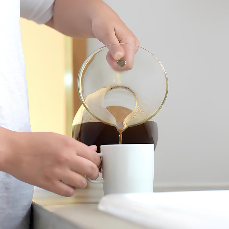Ratio Glass Coffee Carafe | Coffee Server with Silicone Base