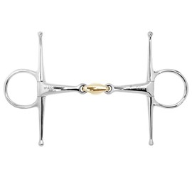 Stübben 2270 Full Cheek Snaffle Double Broken - 5 1/4"·13,5cm - 16 mm - Sweet Copper middle-link