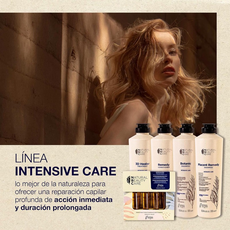 NATURAL BEAUTY CARE Placent Remedy Shampoo para Cabello Dañado 300