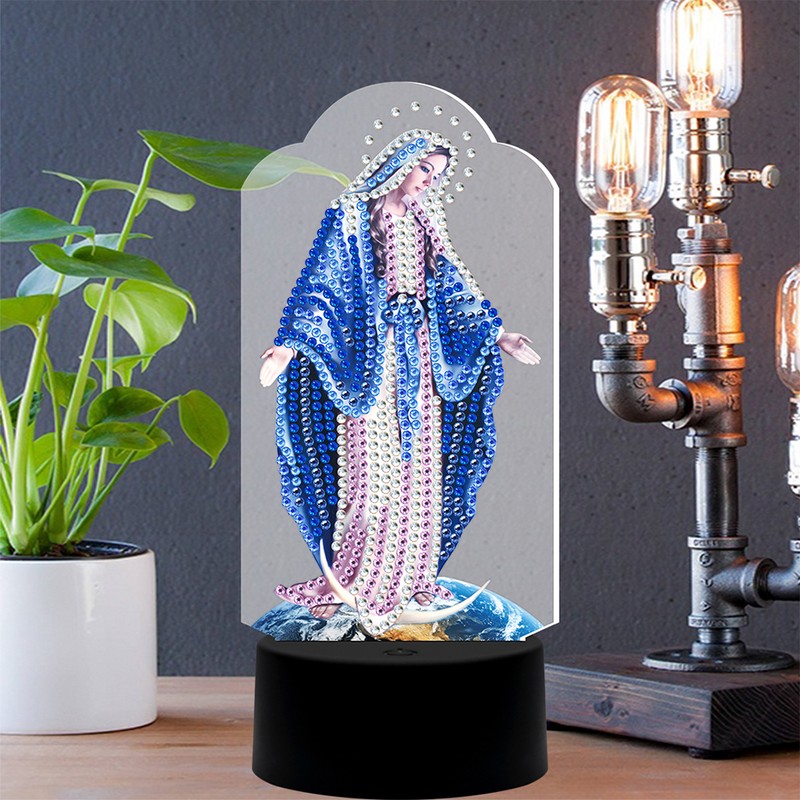 DIY Diamond Painting 7 Colors Night Light LED Diamond Painting