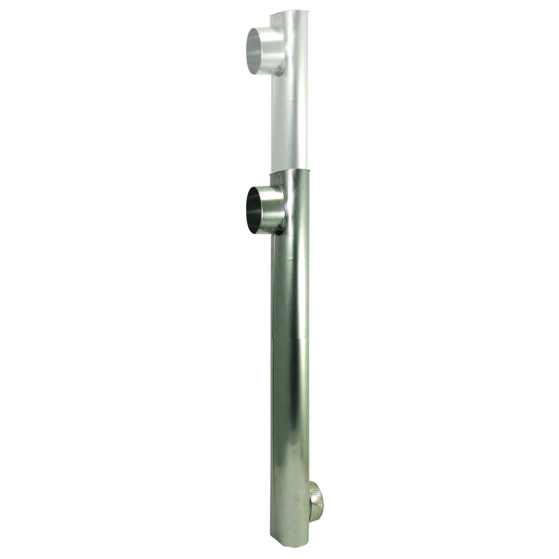 Deflecto 4" Oval Duct, Adjustable from 27" to 48" (DAF2)