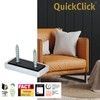 Wagner QuickClick® Plastic Gliders Chair Glides Set of 4 for