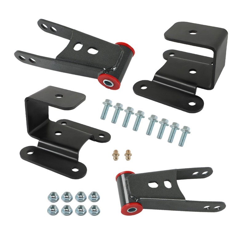 2"-4" Drop Shackles Hangers Lowering Kit Replacement for Ram 2500