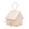 Ejoyous Wooden Bird House Box, Small Bird House, Hanging Bird