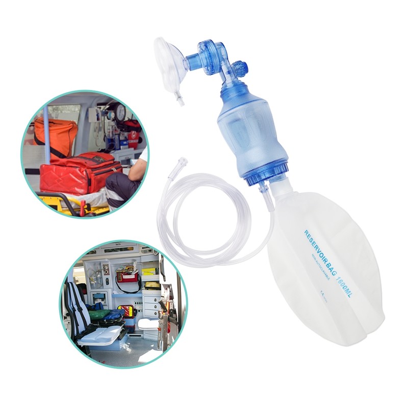 PVC Breathing Manual Resuscitator Emergency Aid Artificial Resuscitation DevicesBaby 1#