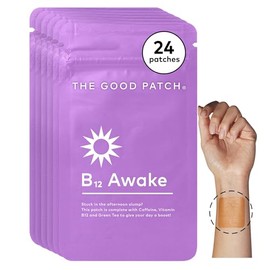 The Good Patch The Good Patch B12 Awake Patch, Natural Patch with Caffeine, B12, and Green Tea Extract, Plant Powered Wearable Wellness, Helps to Promote Energy (24 Total Patches)