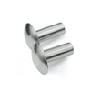 3/16" Diameter X 1/2" Length Brazier Head Solid Aluminum Rivets,