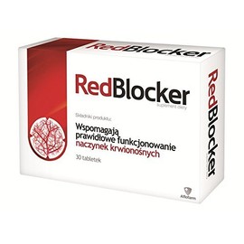 REDBLOCKER - 30 Tablets - a Dietary Supplement Ingredients Support: The Proper Functioning of Blood Vessels - The Production of Collagen