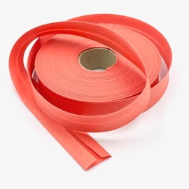 Craft Cult 25mm Wide Plain Bias Binding Tape - 25 Metre Roll (83 - Coral)