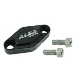 Billet YFZ 450 / 450R/X Parking Brake Block Off Black (all years)